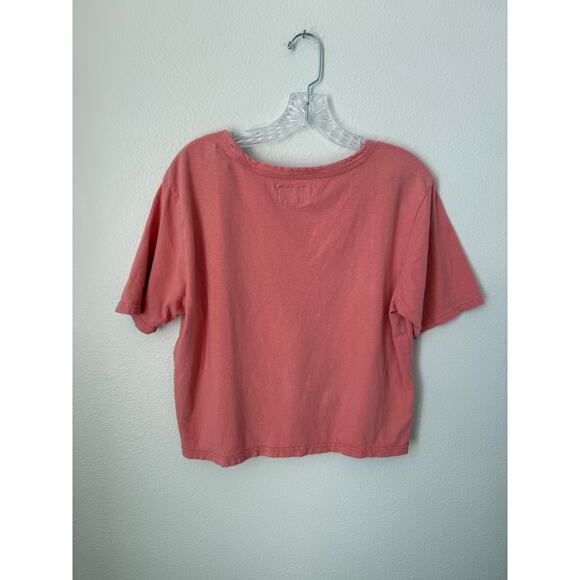 PACT Organic Cotton Cropped Pocket Short Sleeve Tee Size Small - Picture 3 of 7